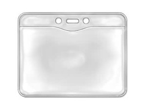 Horizontal Hanging Badge Holder-100 pack