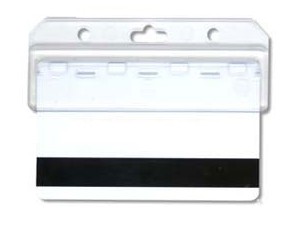 Prox Card Half-Holder for Mag Stripe Cards-50 pack