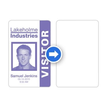 Rewritable ID Cards-100 cards