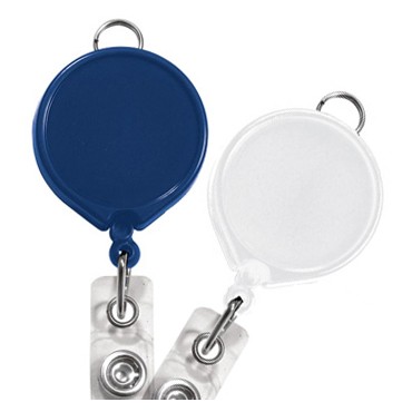Round Badge Reel with Lanyard Loop – Pack of 25