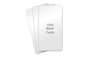 Magicard Xtended Blank PVC Cards 110mm x 54mm - DISCONTINUED