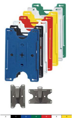 Standard Black Rigid Molded Convertible ID Holder