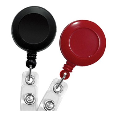 Round Badge Reel with Reinforced Strap – Pack of 25