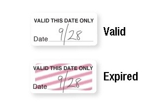 ONEstep TIMEtoken Sticker-Pack of 1,000