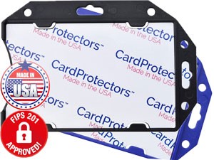 Shielded Rigid Plastic Badge Holder-50 pack