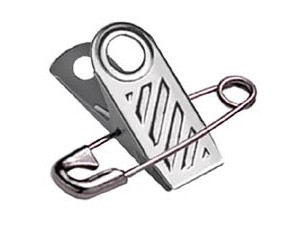 Badge Clip 5735-1000 w/Attached Pin 5,000 pack