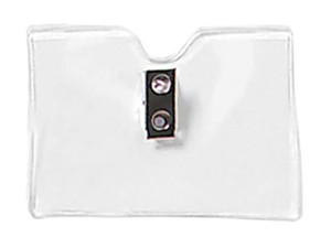 Standard Horizontal Clip Badge Holder-100 pack