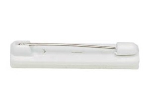 White Plastic Badge Clip 6920-3655 - 1000 pack
