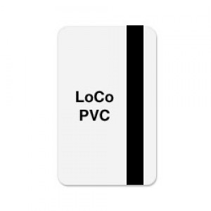 Plastic cards with LoCo MAG Stripe (CR8030-LoCo) - Qty 100