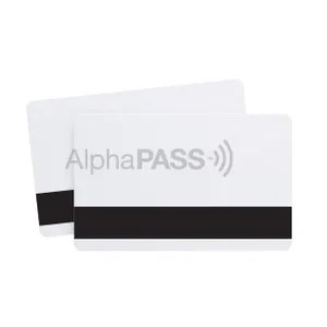 AlphaPass Composite Proximity Cards with HiCo Magnetic Stripe - 26 Bit TrueTrack 