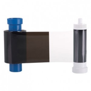 AlphaCard Pro Series 600-Print Monochrome Black KO Ribbon with Overcoat