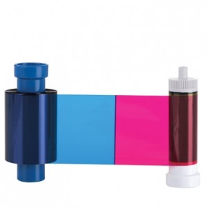 Full Color YMCKOK Ribbon with Black Back, 250 Prints, Compatible with AlphaCard ID Card PRO750 Printers