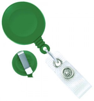Round Badge Reel-Solid Colors-Pack of 25