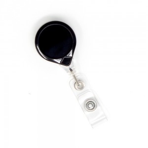 Heavy Duty No-Twist Badge Reel - Black