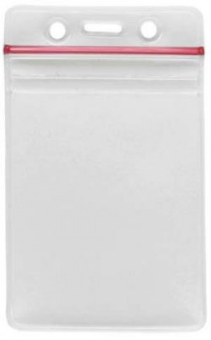 Resealable Zippered Badge Holders – Pack of 100