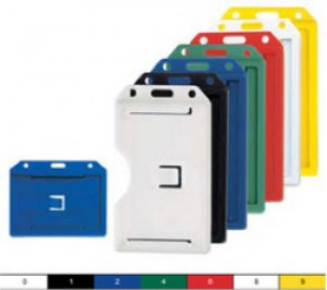 Rigid Plastic Multi-Card Holder(Vertical)-50 pack