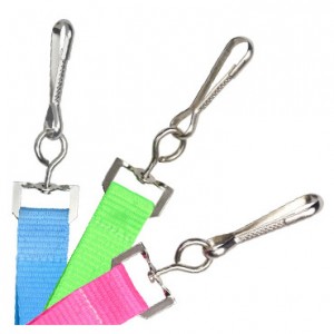 Neon Wide Flat Braid Breakaway Lanyard-100 pack