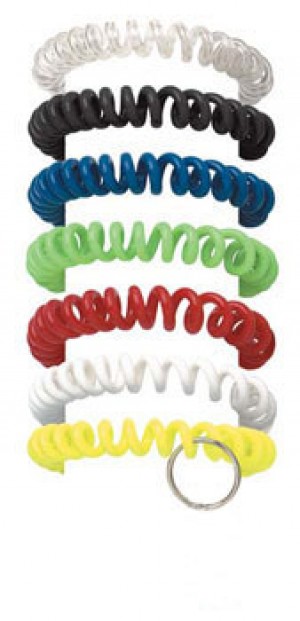 Standard Plastic Wrist Coils w/Rings - 250 count