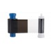 Black Monochrome Ribbon with Overcoat, KO, 600 Prints, Compatible with AlphaCard ID Card PRO550 Printers