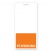 Badge Buddy ID - Vertical - Physician Orange - 25 Pack