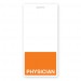 Badge Buddy ID - Vertical - Physician Orange - 25 Pack